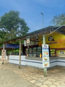 Restaurante Barbatana no parque aquático Aquamania