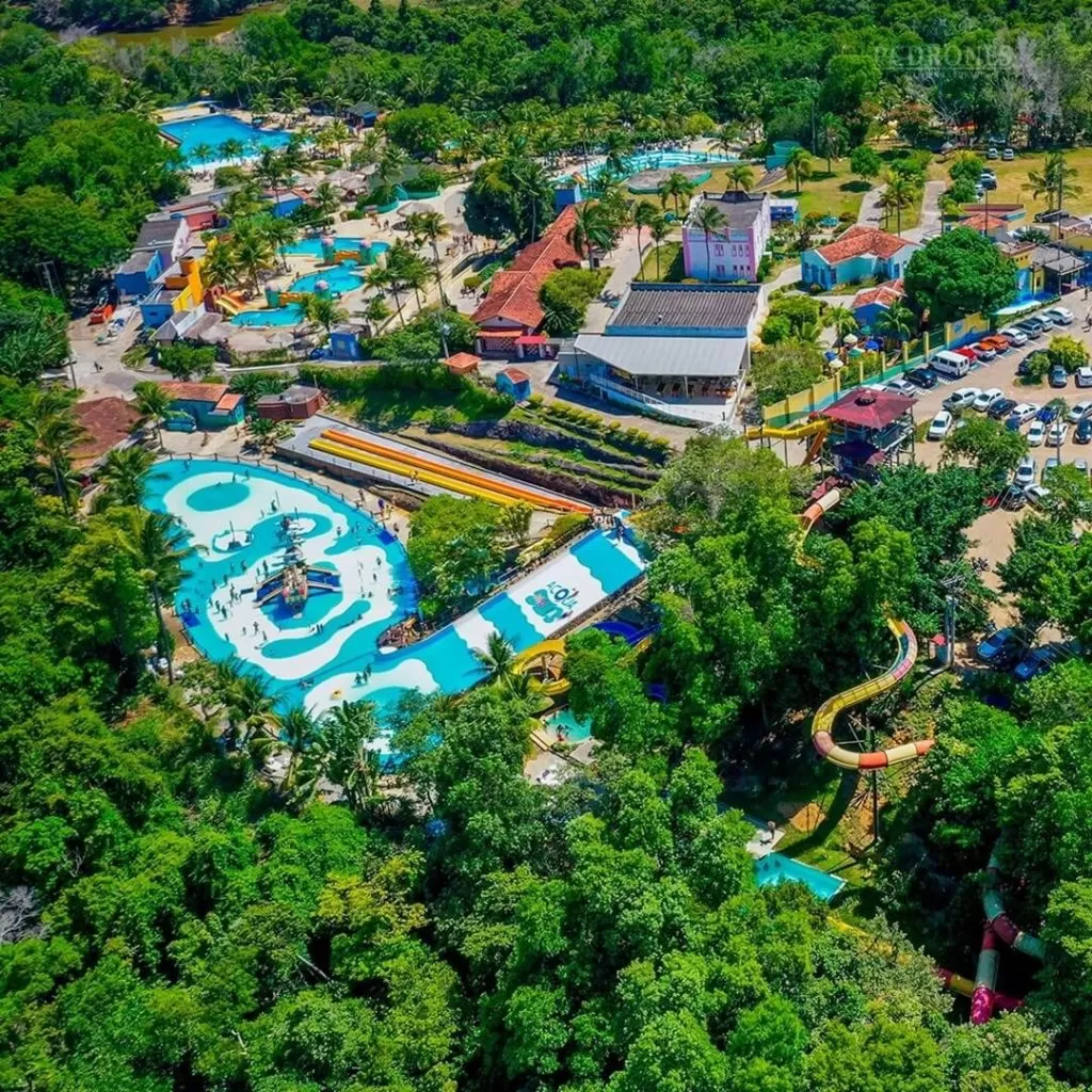 Turismo no Espírito Santo. Atrações do Parque Aquático de Diversão do Acquamania em Guarapari - ES